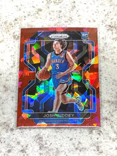 JOSH GIDDEY ~ 2021-22 Prizm ROOKIE #301 Red Ice Prizm PWE RC