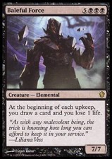 MTG Magic the Gathering Baleful Force (70/357) Commander 2013 LP