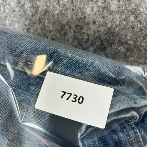 Diesel Larkee Jeans 30 32 008XR Light Wash Blue Faded Cotton Button Fly Straight - Bild 12 von 12
