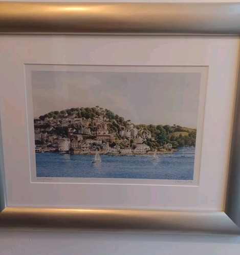 John Gillo "Kingswear" Signed Print, Mounted And Framed 38cm X 48cm - Picture 3 of 13