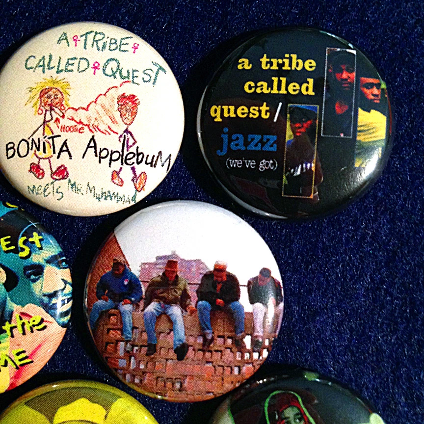 14 botones A Tribe Called Quest ATCQ 1" Low End Theory Q-Tip Golden Era Hip Hop Foto 2 de 4