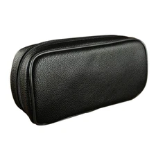 PU Leather Smoking Pipe Pouch Case Bag For 2 Tobacco Pipe and Other Accessories