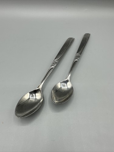 Vintage National Sharrow Iced Tea Spoon Stainless Steel Japan NSCO Flatware - Picture 4 of 9
