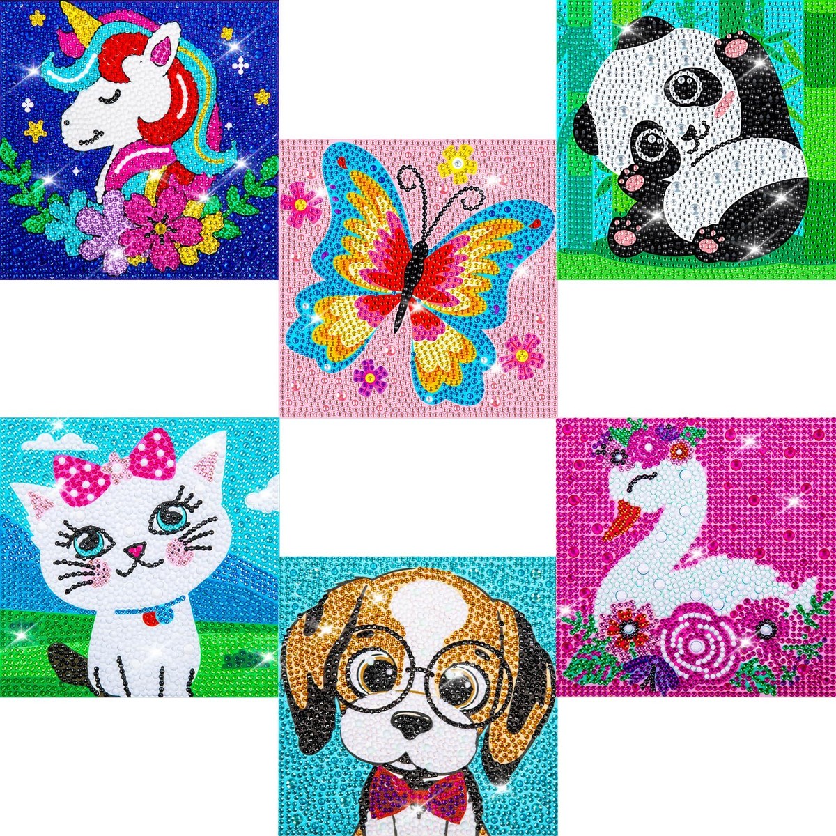 DIY Diamond Art Kit ダイヤモンドアートクラブ Amazon.com: DIAMOND ART CLUB Fox Diamond Art Painting Kit