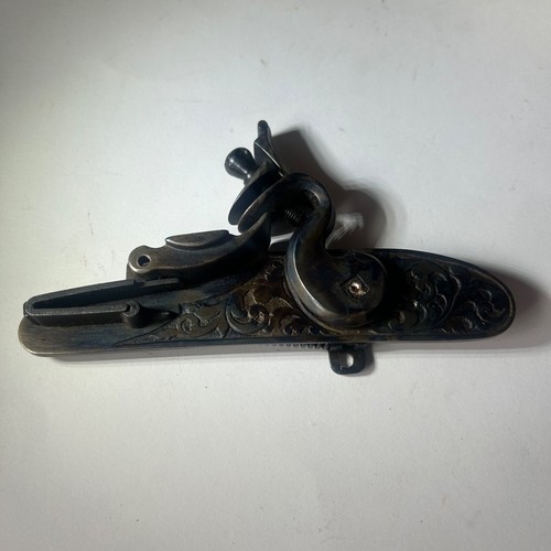 left handed flintlock lock missing frizzen (GOOD SHAPE) | eBay