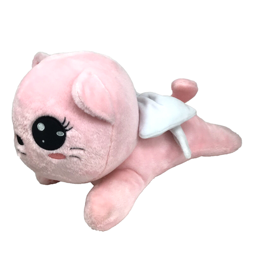 Inquisitor master Pink Cat White Bow Plush Miss Misa Stuffed Animal 14” Juniper - Bild 1 von 9