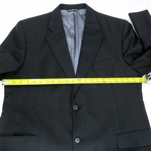Jack Victor Valuto Classic Fit 2 Piece Suit Blazer Jacket Men's 43R Pants 36x30 - Picture 3 of 10