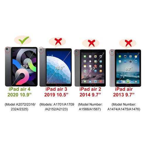 Funda Para Apple Ipad Air 4 Silicona Case Bolsa Slim Transparente - Imagen 6 de 6