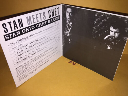 Stan Getz Meets Chet Baker hits CD ballad medley JORDU i'll remember april VERVE - Picture 3 of 4