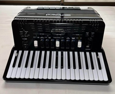 Roland FR-4X BK V-Accordion Japan Piano Accordion FR4X Black 37 