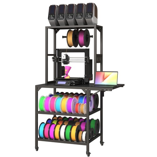 Heavy Duty 3D Printer Table Stand T-Shaped Spools Holder Rack for Home Workshop - Picture 1 of 5