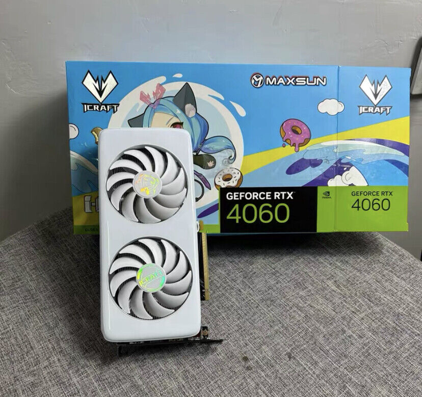Maxsun GeForce RTX 4060 iCraft OC8G Aijia X2 T0 Graphics Card Maxsun GeForce RTX 4060 iCraft OC8G Aijia X2 T0 Graphics Card
