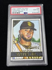 2020 Topps Gallery Artist Proof Fernando Tatis Jr #88 PSA 10 GEM MT POP 5