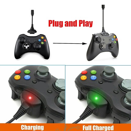 1.8 m USB Charging Cable for XBOX 360/360 Slim Wireless Controller - Picture 3 of 6