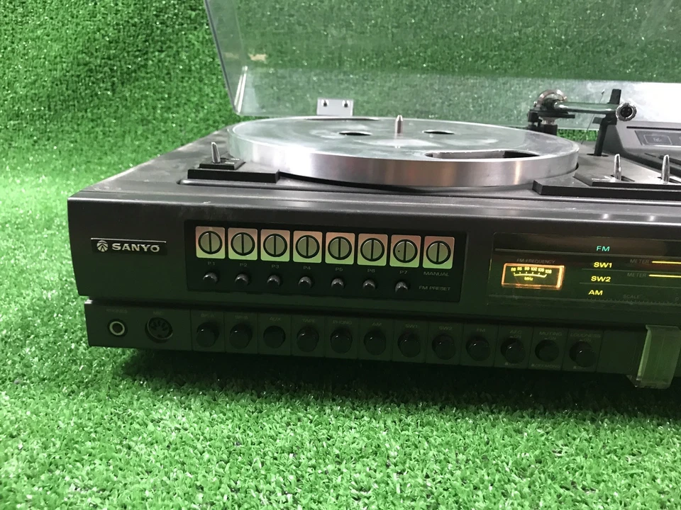 винтажный Sanyo GXT 5000 проигрыватель кассетная лента рекордер Dolby ультра редкая как есть wow - Изображение 3 из 4