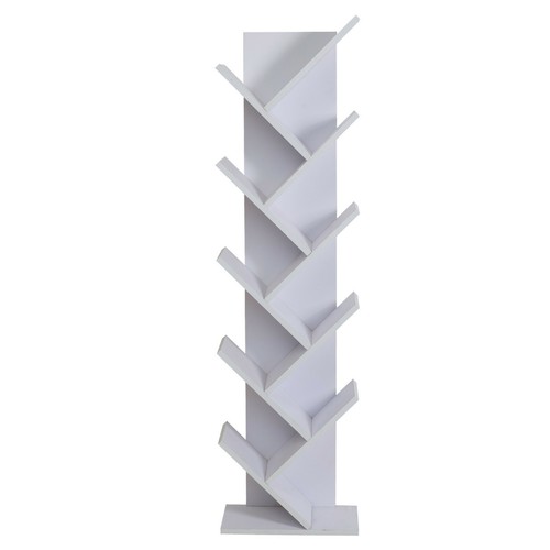 Libreria Scaffale 10 Ripiani Legno 4 Colori Stile Urban Salotto Camera da Letto - Foto 13 di 22