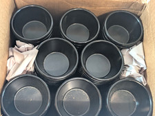 3oz Ramekin Black Smooth Side Gessner  0393 Set of 72 Break Resistant  3" x 2"