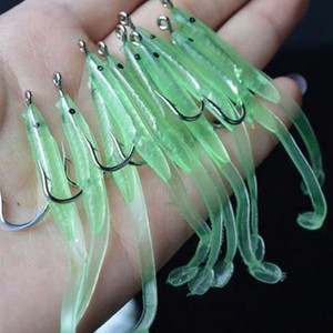 10Pcs-Set-Luminous-Eel-Fishing-Lures-Rubber-Worm-Bass-Crank-Bait-Outdoor-Fishing
