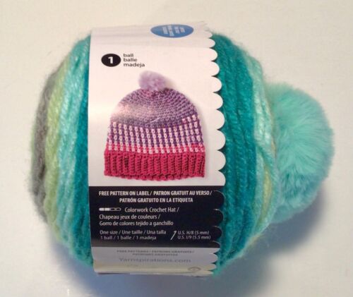 NUEVO Caron Grueso Cupcakes “Lime Freeze” 100% Hilo Acrílico 3.5 OZ 100g 138Yds 126 m - Imagen 4 de 5