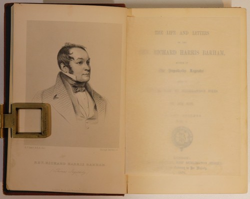 Juego de libros de biografía anticuaria de 1870 2 voltios Life & Letters of Richard Harris Barham - Imagen 2 de 11