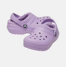 Crocs Kids Classic Lined Clog Orchid - US J2 EU 33-34
