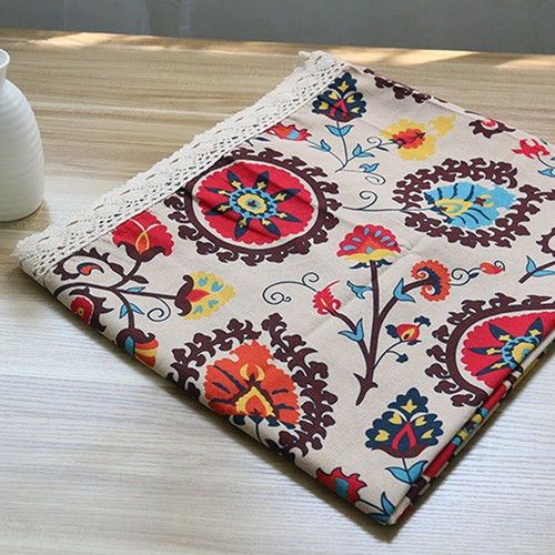 Boho Étnico Encaje Mantel Mesa Paño Mesa Cubierta Decoración del Hogar Nuevo - Imagen 6 de 34
