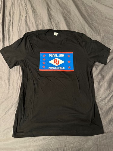 Official 2024 Pearl Jam Setlist Shirt - Night 1 - Size XL-Chicago-Wrigley Field - Picture 2 of 3