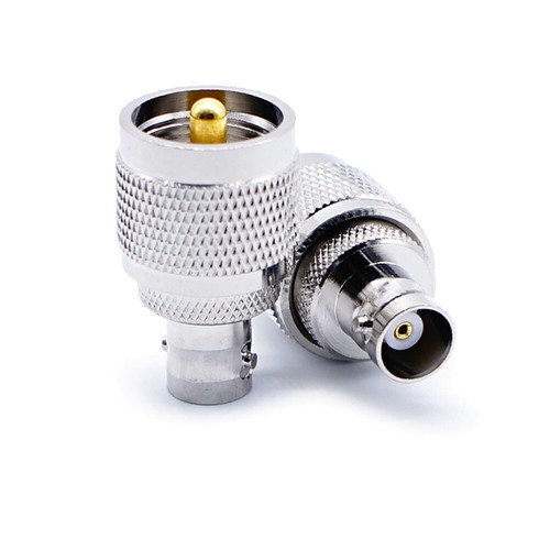 5 PCS UHF PL-259 PL259 Male plug to BNC Female Coax Cable RF Connector Adapter - Picture 5 of 7