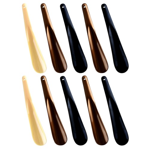 10 Pcs Shoe Lifter Miss Father Horns for Seniors Shoehorn Long-handle