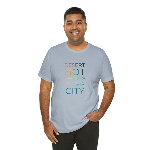 Desert Hot Springs Unisex Jersey Short Sleeve Tee - Picture 45 of 49