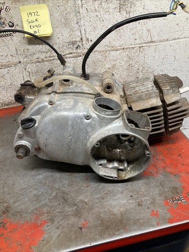 1972 Suzuki Rv90 Rv 90 Van Van Rover Engine Motor Complete Seized Broken Fins - Picture 5 of 11
