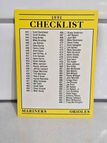 1991 Fleer Baseball #541-720 & Pro Visions Inserts #1-12 You Pick! - 第 324/351 張圖片