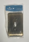 64134 BRAINERD STUDIO ANTIQUE BRASS STEEL SINGLE SWITCH WALL PLATE 223069