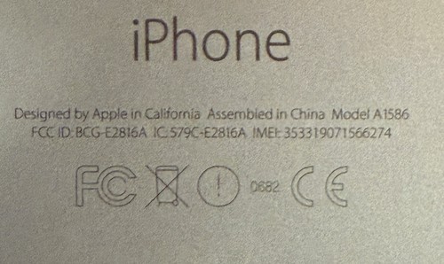 Apple iPhone 6 A1586 - 16 GB - Silver - U.S. Cellular - MG472LL/A - Picture 3 of 3