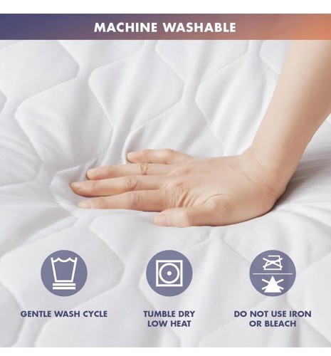 MP2 Heated Mattress Pad - Twin Size - By Madison Park - Brand New Sealed - Picture 4 of 6