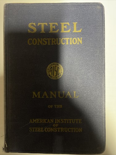 Steel Construction Manual AISC 5th Ed 23rd Printing (1958 HC) - Bild 1 von 4