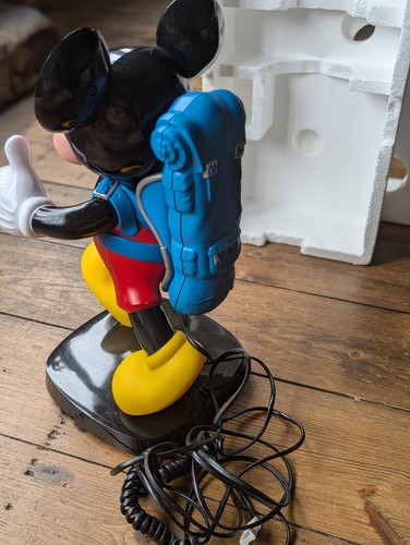 Mickey Mouse Telephone - Walt Disney Back Pack Mickey Tele Concept 90s boxed - Picture 6 of 11