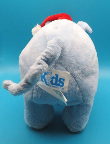 OINKING Jingle Bells Plush Santa Plush Blue PIG Singing TOY Tested Works Piggy - Picture 3 of 8