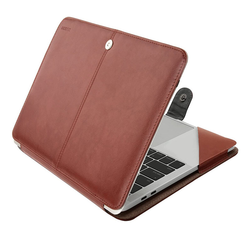 MacBookアクセサリー MacBook Air/Pro (13inch) Leather PU Leather Case for Macbook Pro Air 13 14 16 inch M1 M2 A2681