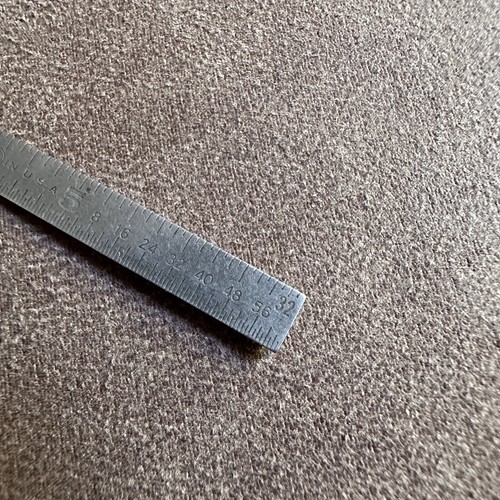 VINTAGE GENERAL HARDWARE USA 6" STAINLESS POCKET RULE w/ CLIP MACHINIST TOOL - Picture 3 of 5