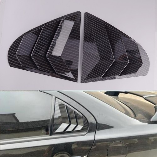 Pair Rear Side Window Louver Shutter Cover Fit for Mitsubishi Lancer