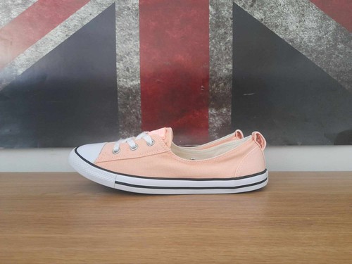 CONVERSE ALL STAR BALLERINA SLIP ON PEACH LOWS SIZE UK 5.5 EURO 38.5 - Imagen 5 de 15