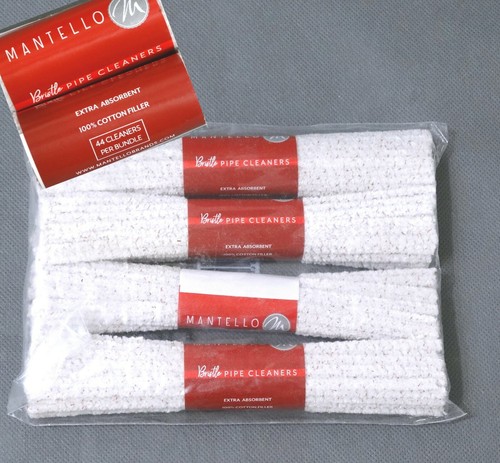 MANTELLO BRISTLE PIPE CLEANERS qty avail. 4-BUNDLE EXTRA ABSORBENT 176ct TOTAL - Picture 1 of 3