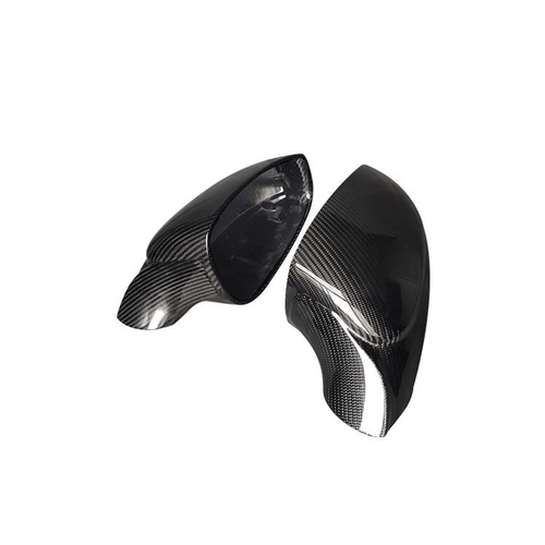 For Ferrari 458 Italia 2011-2016 Dry Carbon Fiber Side Mirror Cover Caps Replace - Picture 8 of 11