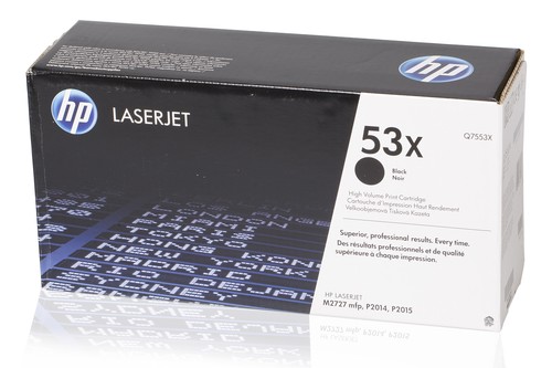 HP (53X) Q7553X Toner black, OVP leicht beschädigt, TONER UNBENUTZT - Picture 2 of 3