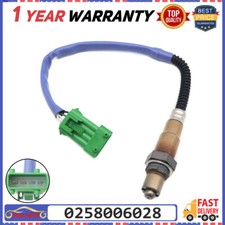 0258006028 Sensor de oxígeno aire O2 para Peugeot 1007 206 207 306 307 308 406 806 807