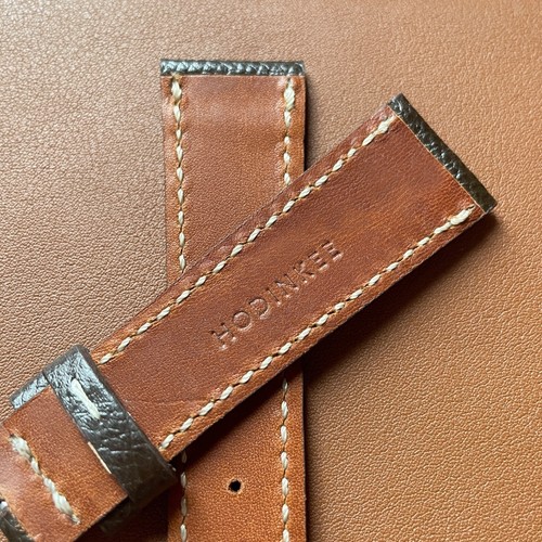 20mm HODINKEE Dark Brown Epsom Leather Watch Band Strap - Picture 4 of 4