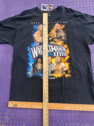 Vintage WWE Wrestlemania XXVIII 28 Wrestling T-shirt Men’s XL double side print - Picture 4 of 5
