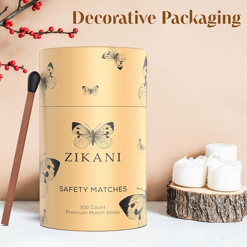 ZIKANI Multicolor 4 Inch Bulk Matches Refill for Cloche Jar Box 100 pcs - Bild 58 von 113