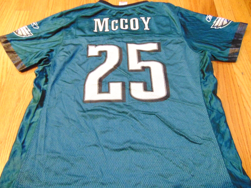 WOMEN'S REEBOK NFL PHILADELPHIA EAGLES LeSEAN McCOY GREEN JERSEY SIZE XL - Picture 4 of 4